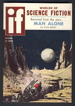 Item #10410 If October 1958 Vol. 8 No. 6. Damon Knight, ed.