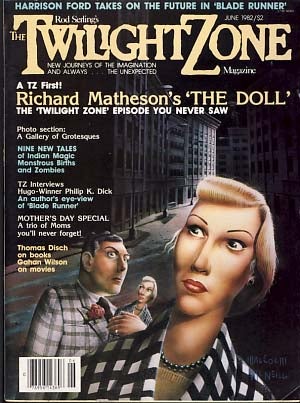 Item #10456 Rod Serling's The Twilight Zone Magazine June 1982, Volume 2, Number 3. T. E. D....