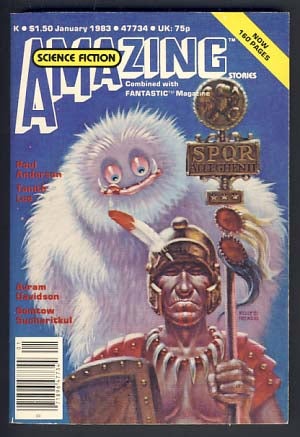 Item #10551 Amazing Science Fiction Stories Combined with Fantastic Stories January 1983 Vol. 28 No. 9. George H. Scithers, ed.