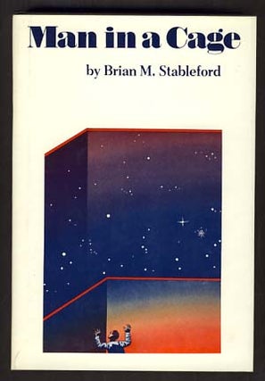 Item #10656 Man in a Cage. Brian M. Stableford