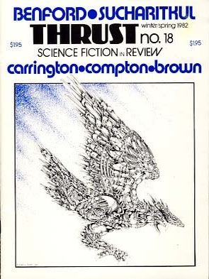 Item #11712 Thrust Science Fiction in Review No. 18 Winter/Spring 1982. Doug Fratz, ed