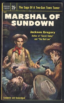 Item #11972 Marshal of Sundown. Jackson Gregory
