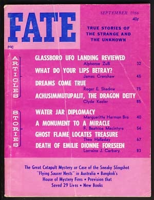 Item #11982 Fate No. 168 September 1966. Mary Margaret Fuller, ed