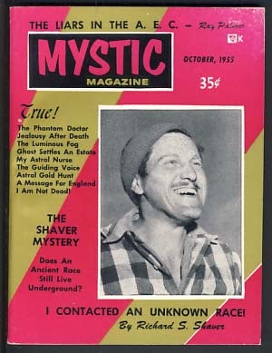 Item #11983 Mystic Magazine October 1955. Raymond Palmer, ed