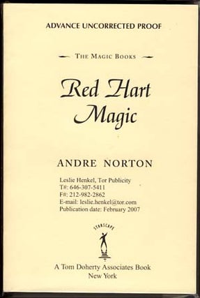 Item #12182 Red Hart Magic. Andre Norton