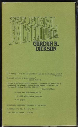 Item #12195 The Final Encyclopedia. Gordon R. Dickson