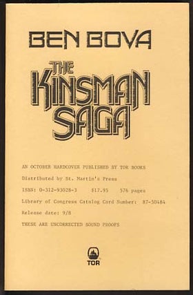 Item #12315 The Kinsman Saga. Ben Bova