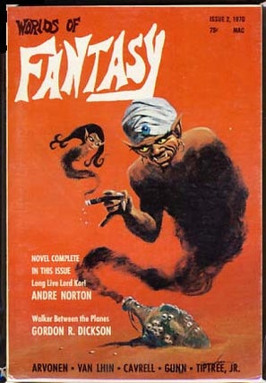 Item #12553 Worlds of Fantasy 1970 Vol. 1 No. 2. Lester del Rey
