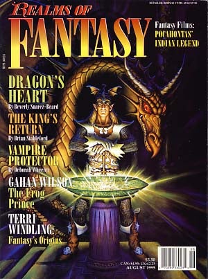 Item #12689 Realms of Fantasy August 1995 Vol. 1 No. 6. Shawna McCarthy, ed