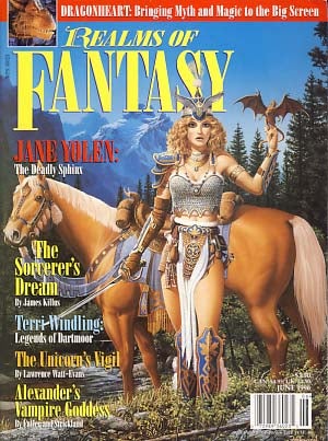 Item #12694 Realms of Fantasy June 1996 Vol. 2 No. 5. Shawna McCarthy, ed