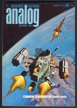 Item #12805 Analog Science Fiction/Science Fact October 1972. Ben Bova, ed