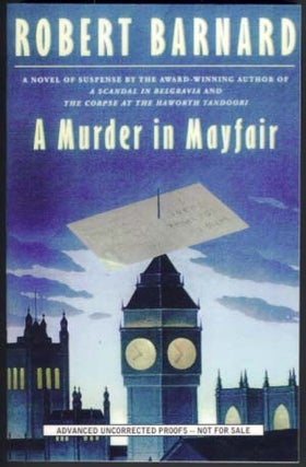 Item #12810 A Murder in Mayfair. Robert Barnard