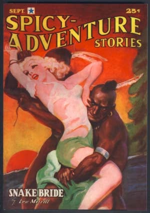 Item #12823 Spicy Adventure Stories September 1937. John P. Gunnison, ed