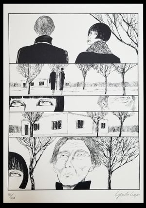 Item #12921 Valentina incontra Henry Moore Signed and Numbered Limited Edition Print #6. Guido...