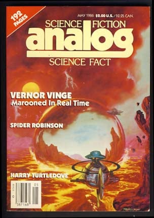 Item #13249 Analog Science Fiction/Science Fact May 1986 Vol. CVI No. 5. Stanley Schmidt, ed.