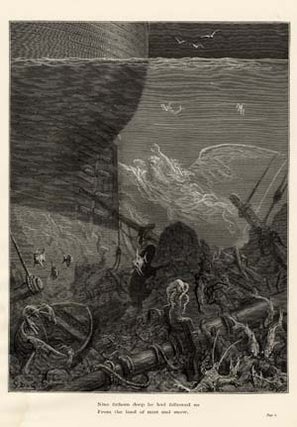 Item #13929 "Nine fathom deep he had followed us..." - Original Plate with Engraving from The...