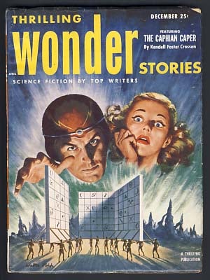 Item #13951 Thrilling Wonder Stories December 1952 Vol. XLI No. 2. Samuel Mines, ed