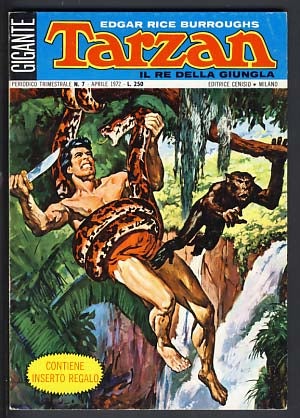 Item #14108 Tarzan Gigante n. 7 Aprile 1972. Edgar Rice Burroughs