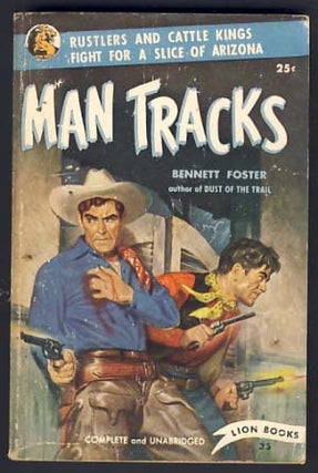 Item #14189 Man Tracks. Bennett Foster