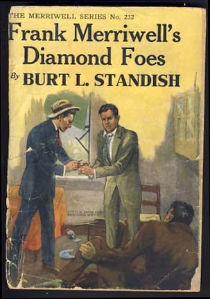 Item #14266 Frank Merriwell's Diamond Foes, or, Straight over the Plate. Burt L. Standish, Gilbert Patten.