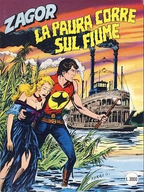 Item #14603 Zagor #421 - La paura corre sul fiume. Maurizio Colombo