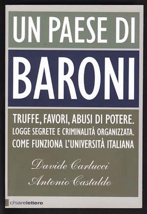 Item #14942 Un Paese di baroni. Davide Carlucci, Antonio Castaldo