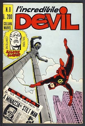 Item #15327 L'incredibile Devil #8. Stan Lee, Wallace Wood.