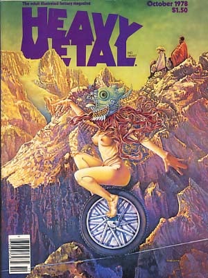 Item #15471 Heavy Metal Magazine October 1978 Vol. II No. 6. Sean Kelly, Valerie Marchant, eds