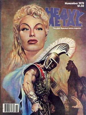 Item #15472 Heavy Metal Magazine November 1978 Vol. II No. 7. Sean Kelly, Valerie Marchant, eds