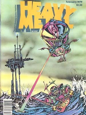 Item #15474 Heavy Metal Magazine February 1979 Vol. II No. 10. Sean Kelly, Valerie Marchant, eds