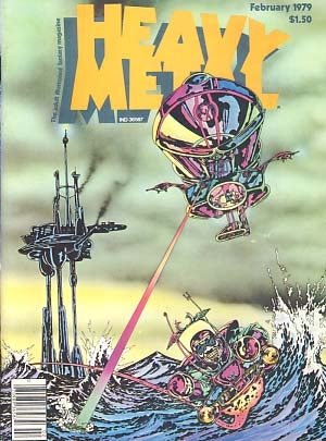 Item #15474 Heavy Metal Magazine February 1979 Vol. II No. 10. Sean Kelly, Valerie Marchant, eds