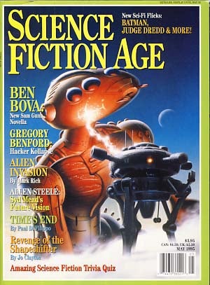 Item #15572 Science Fiction Age May 1995 Vol. 3 No. 4. Scott Edelman, ed