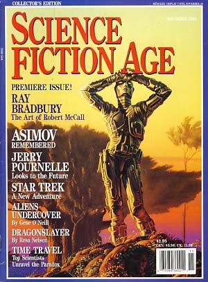 Item #15575 Science Fiction Age Issues 1 to 11 (November 1992 to July 1994). Scott Edelman, ed.