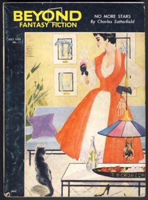 Item #15627 Beyond Fantasy Fiction July 1954 Vol. 2 No. 1. H. L. Gold, ed