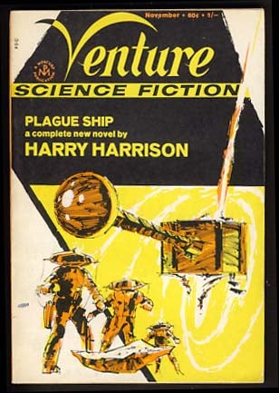 Item #15659 Venture Science Fiction Magazine November 1969 Vol. 3 No. 3. Edward L. Ferman, ed.