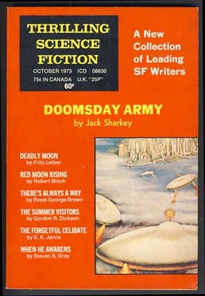 Item #15661 Thrilling Science Fiction October 1973. Sol Cohen, ed