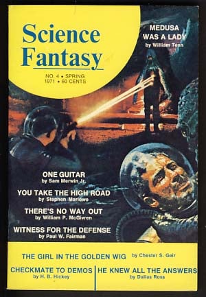Item #15721 Science Fantasy Spring 1971. Sol Cohen, ed.