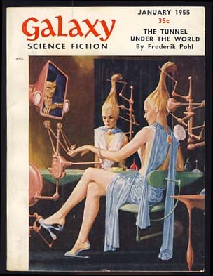 Item #15780 Galaxy Science Fiction January 1955 Vol. 9 No. 4. H. L. Gold, ed