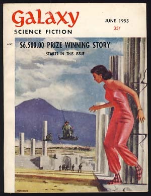 Item #15784 Galaxy Science Fiction June 1955 Vol. 10 No. 3. H. L. Gold, ed
