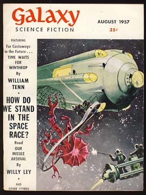 Item #15796 Galaxy Science Fiction August 1957 Vol. 14 No. 4. H. L. Gold, ed