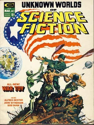 Item #15819 Unknown Worlds of Science Fiction March 1975 Vol. 1 No. 2. Roy Thomas, ed
