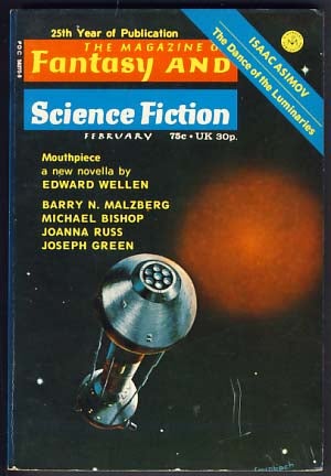 Item #15982 The Magazine of Fantasy and Science Fiction February 1974. Edward L. Ferman, ed.