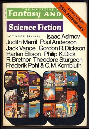 Item #15984 The Magazine of Fantasy and Science Fiction October 1974. Edward L. Ferman, ed