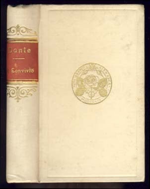 Item #16039 Il convivio. Dante Alighieri