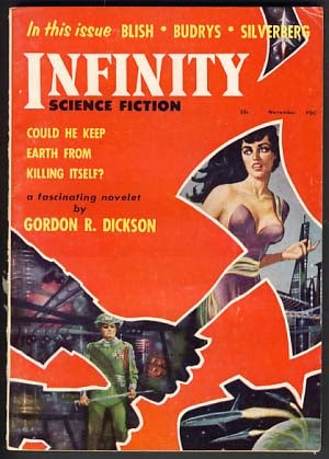 Item #16239 Infinity Science Fiction November 1957 Vol. 3 No. 1. Larry T. Shaw, ed