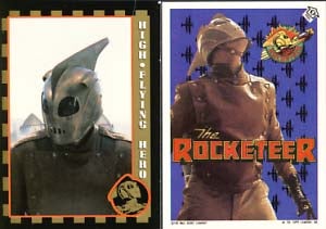 Item #16921 The Rocketeer Super Glossy Movie Cards. Dave Stevens