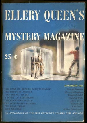 Item #16944 Ellery Queen's Mystery Magazine November 1942 Vol. 3 No. 5. Ellery Queen, ed