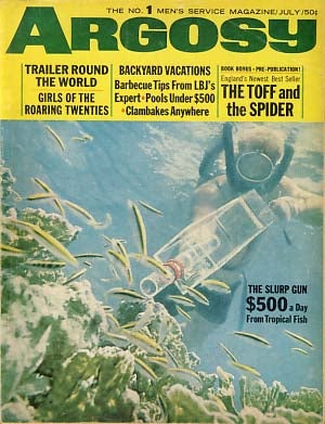 Item #17257 The Toff and the Spider in Argosy July 1965. John Creasey