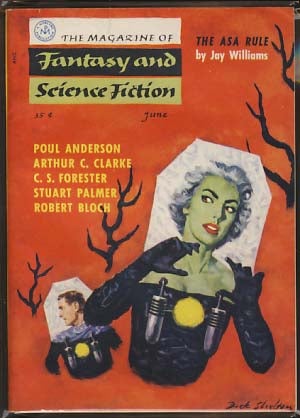 Item #17372 The Magazine of Fantasy and Science Fiction June 1956. Anthony Boucher, ed