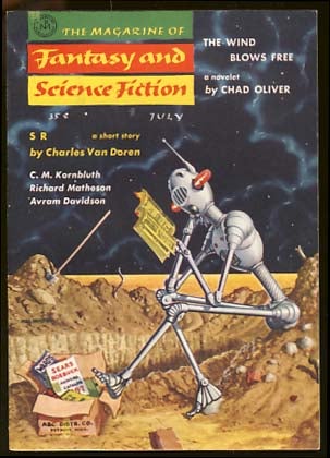 Item #17376 The Magazine of Fantasy and Science Fiction July 1957. Anthony Boucher, ed